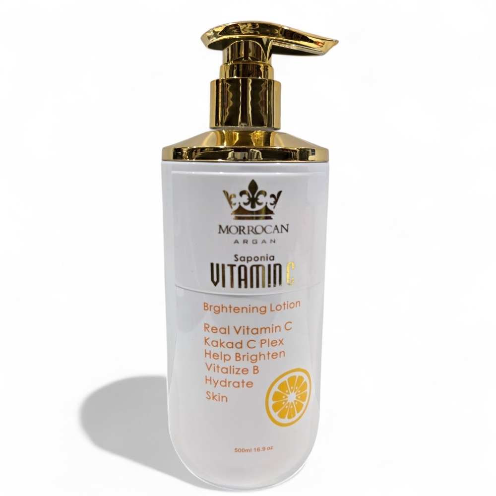 Moroccan Argan Vitamin C Brightening Body Milk Lotion 16.9oz  500ml AUTHENTIC